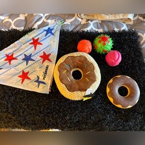 PetSmart Dog Toy Set with Bandanas